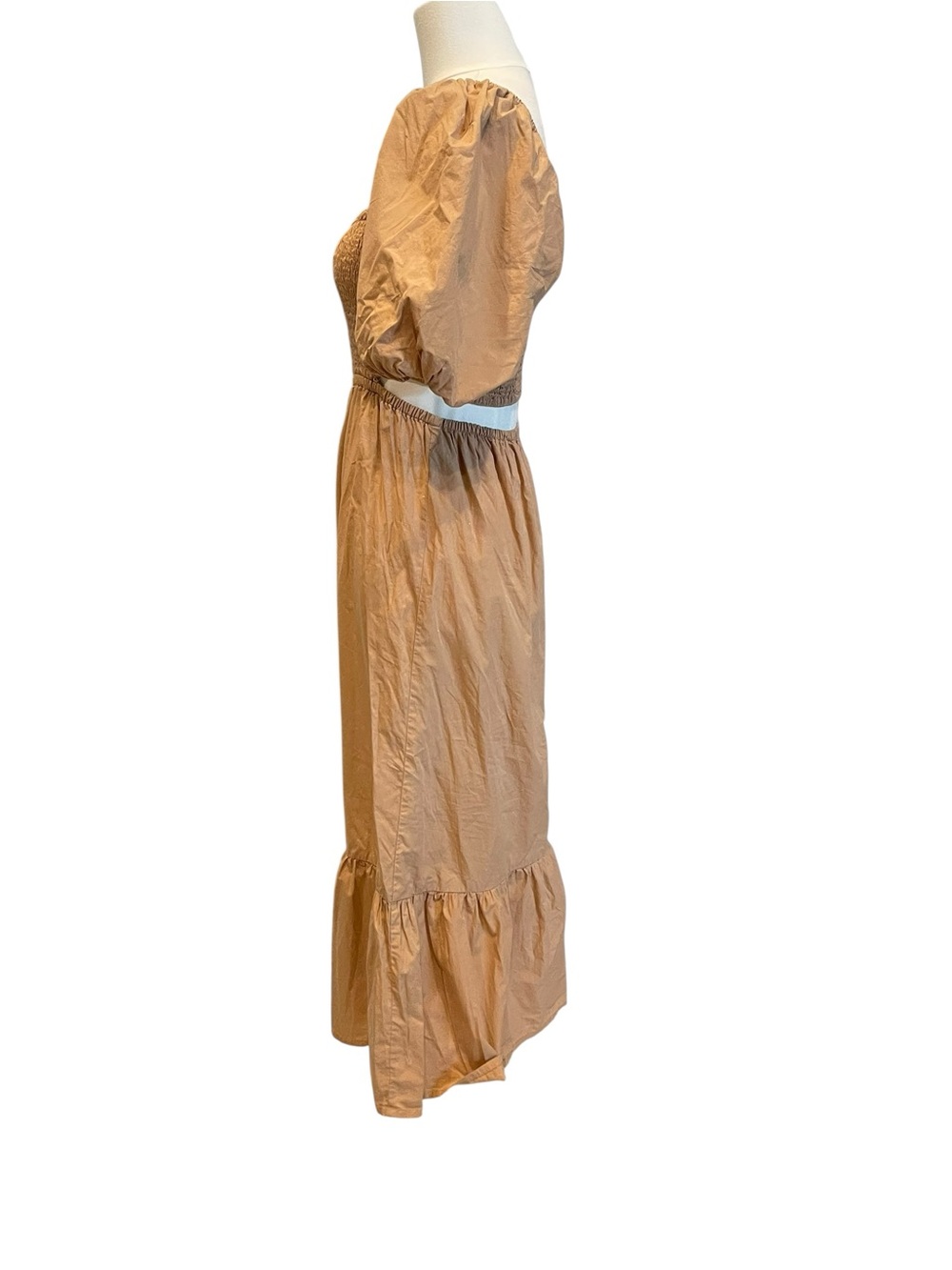 Faithful the brand Smocked Cut-Out Midi Dress XS - Picture 6 of 10